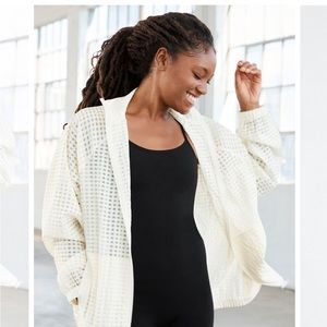 Fabletics Cleo Lightweight White Jacket